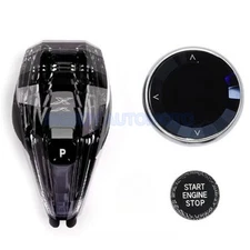 For BMW MGU X3 X4 X5 X6 X7 G01 G02 G05 G06G07 Crystal Gear Shift Knob Kit Logo X