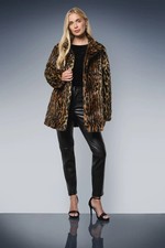 Wallis Leopard Coat Womens Daywear Jackets & Coats