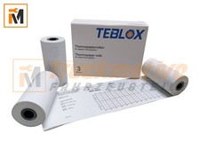 3er Pack Thermopapier Tachograph Fahrtenschre...