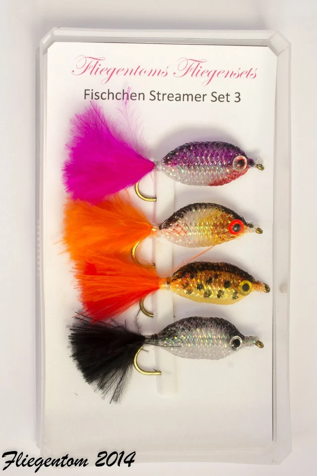 Fliegentom Assortiment de 4 Streamer - Poissons 3 (Streamer) - Photo 1/1