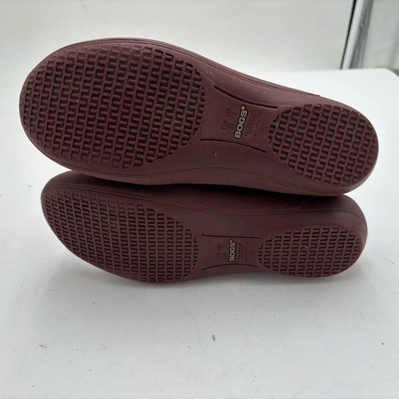 Botas de lluvia Bogs para mujer 7 rojas Buffalo Raisin Summit tejidas Foto 3 de 4