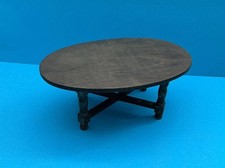 Vintage Dolls House Pit A Pat Wooden Dining Table c1930s