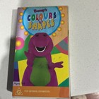 Vintage Barney’s  Colors And Shapes VHS Bonus 2 Tape Set 