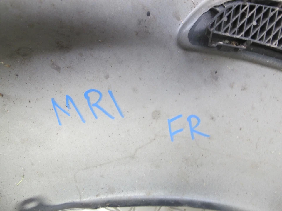 04-08 MAZDA RX8 FRENTE DIREITA PASSAGEIRO LATERAL FENDER PAINEL CAPA CINZA FABRICANTE DE EQUIPAMENTO ORIGINAL - Imagem 2 de 4