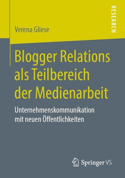 Blogger Relations Als Teilbereich Der Medienarbeit Verena Gliese-image