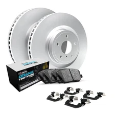 For Mercedes-Benz C300 15-23 R1 Concepts Rear Brake Kit w Euro Ceramic Pads