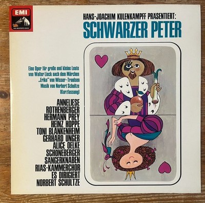 Schwarzer Peter LP Record 1968 EMI Electrola German Opera Vinyl Classical
