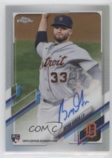 2021 Topps Chrome Rookie Auto Refractor 153/499 Bryan Garcia #RA-BG Auto 10si