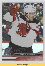 2023-24 Upper Deck Series 1 Silver Foil Michael McLeod #111 READ kr0