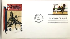 Sporting horses Harness 29c 1993 LOUISVILLE (497H)