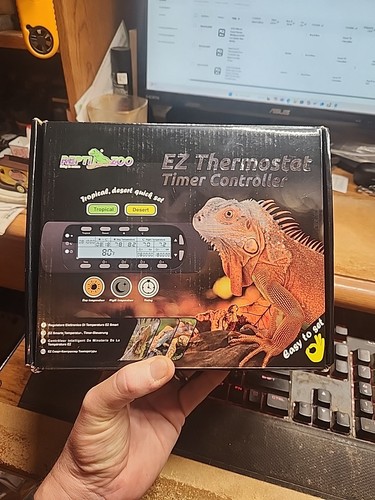 Repti Zoo EZ Thermostat Timer Controller Day Night Humidity Timing