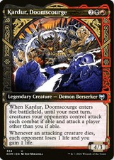 X 1 Kardur, Doomscourge Showcase NM-M Kaldheim 216 MTG Magic The Gathering