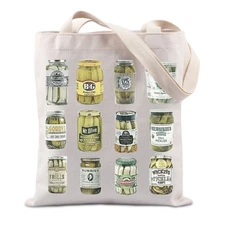 Pickles Gift Dill Pickle Gift Vegetarian Gift Pickle Lovers Tote Bag BG EPIC
