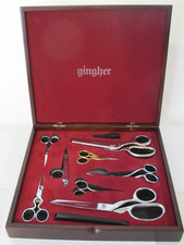 Gingher Limited Edition 8 Scissor Espresso Finished Heirloom Collector Set
