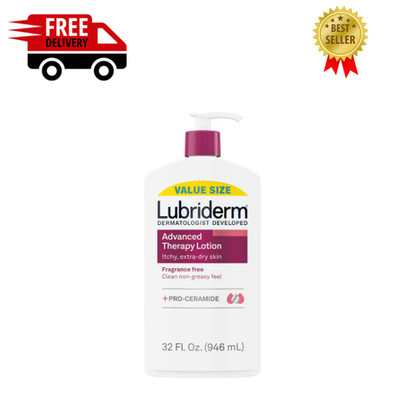 Lubriderm Advanced Therapy Fragrance Free Lotion E 32 Fl Oz