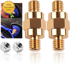 2 Set Side Post Battery Terminal Extension Bolt With Nutsuniversal 38-16 Coar 2 Set Side Post Battery Terminal Extension Bolt With Nutsuniversal 38-16 Coar