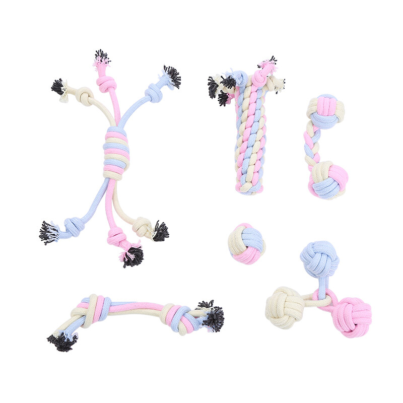 For Aggressive Chewers Puppy Chew Teething Rope Treats Toy F