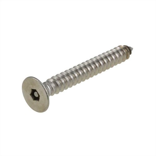 Countersunk POST HEX Self Tapping 10g (4.8mm) Screw Security Stainless A2 G304 - Picture 2 of 3