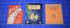5630 3 antique Sewing Snaps cards, different brands, graphics