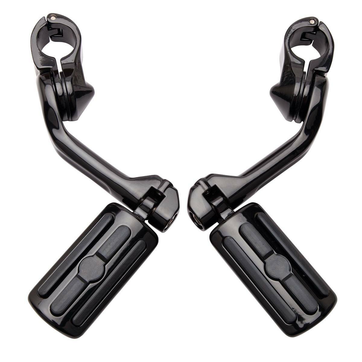 ダッジ Motorcycle Highway Crash Bar Mount Foot Peg Clamp 1 1/4