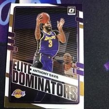 2020-21 Panini Donruss Optic Basketball Anthony Davis Elite Dominators Insert #6