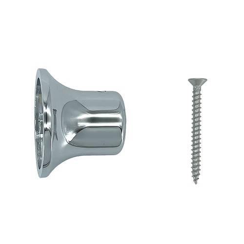 CRL S3CH Polished Chrome Standard Wall Mount Support Bar Bracket - Picture 5 of 5