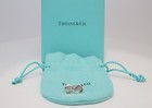 Round Wavy Circle Stud Earrings & Box without tags Tiffany & Co Silver Notes