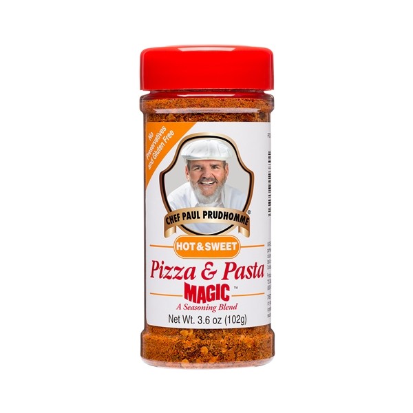 Chef Paul Magic Condimento Pizza y Pasta Caliente y Dulce (Pack de 2)