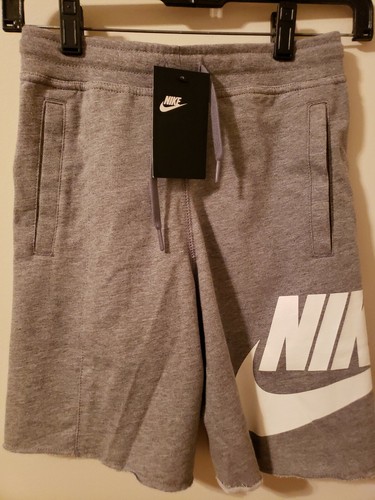NWT Nike Shorts Jersey Sportswear Gray 