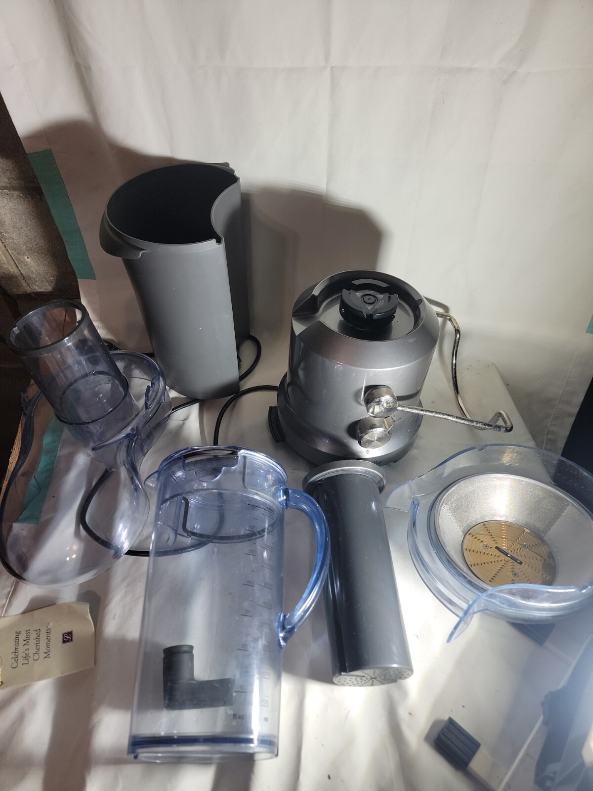 Breville BJE430SIL Juice Fountain Cold Press Electric Centrifugal Juicer Machine