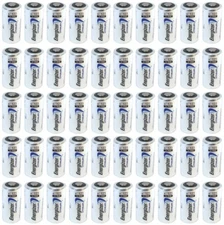 50 NEW ENERGIZER LITHIUM CR123 CR123A 123 123A 3V BATTERY EXP. 2030 FREE SHIP