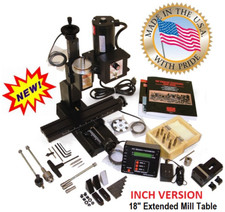 Sherline 5400A-DRO INCH Mill Package A + 18 e...