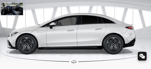 Genuine Splash Guards Mud Flaps For 2023-2024 Mercedes Benz EQE 350 500 Sedan - Picture 6 of 7