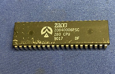 Z0840006PSC Zilog Z80 CPU 8-bit NMOS Z0840006P Z0840006 DC9017 UOS LAST ONE