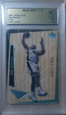 1998-99 Upper Deck Hardcourt High Court /1300 Tim Duncan #H24
