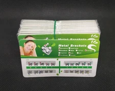 20 Packs Orthodontic Brackets Monoblock Standard Roth 022 345 Hooks Mesh Base 