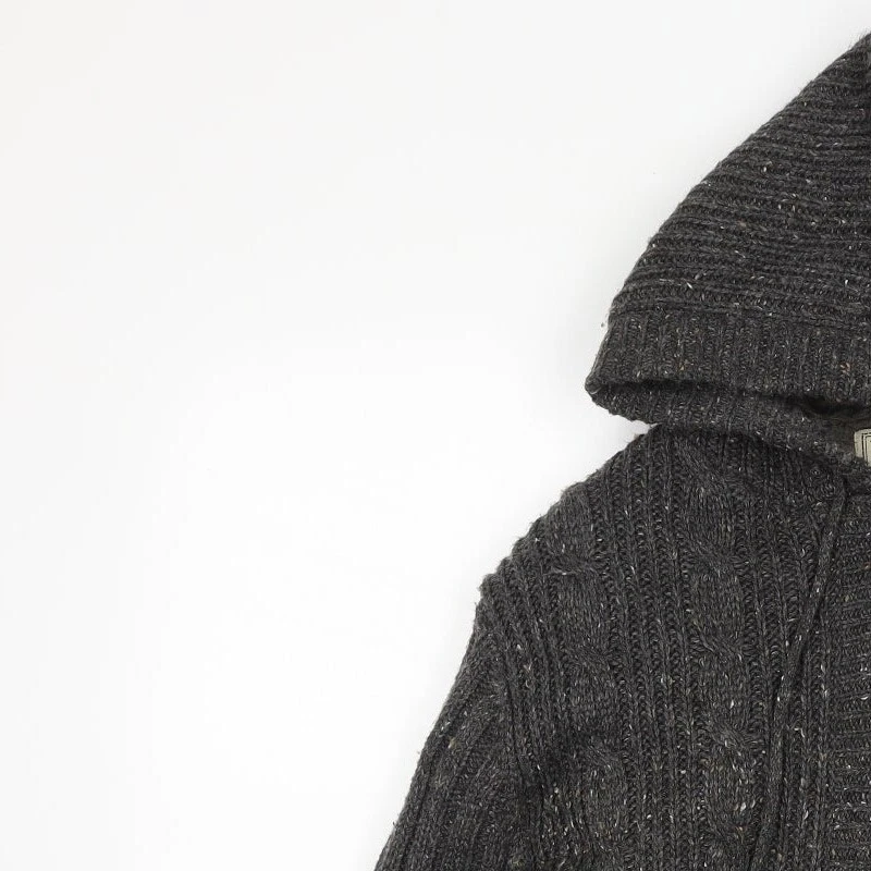 Ropa Easy Premium Para Hombre Gris Acrílico Cremallera Completa Sudadera Talla S Foto 3 de 4