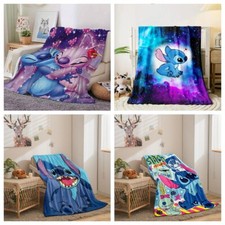 Kinderdecke Stitch Decke Flanelldecke Kuschel...