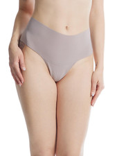 NEW  25 HANKY PANKY BREATHESOFT HIGH WAIST THONG EVENING GREY SZ S