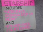 Starship 1987 No Protection 12x12 Promo 2-Sided Cover Flat Poster Slick Thomas — photo 3
