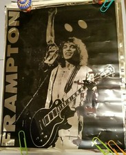 PETER FRAMPTON 1977 77 ROCK n ROLL VINTAGE MYLAR FOIL NOS POSTER -NICE!