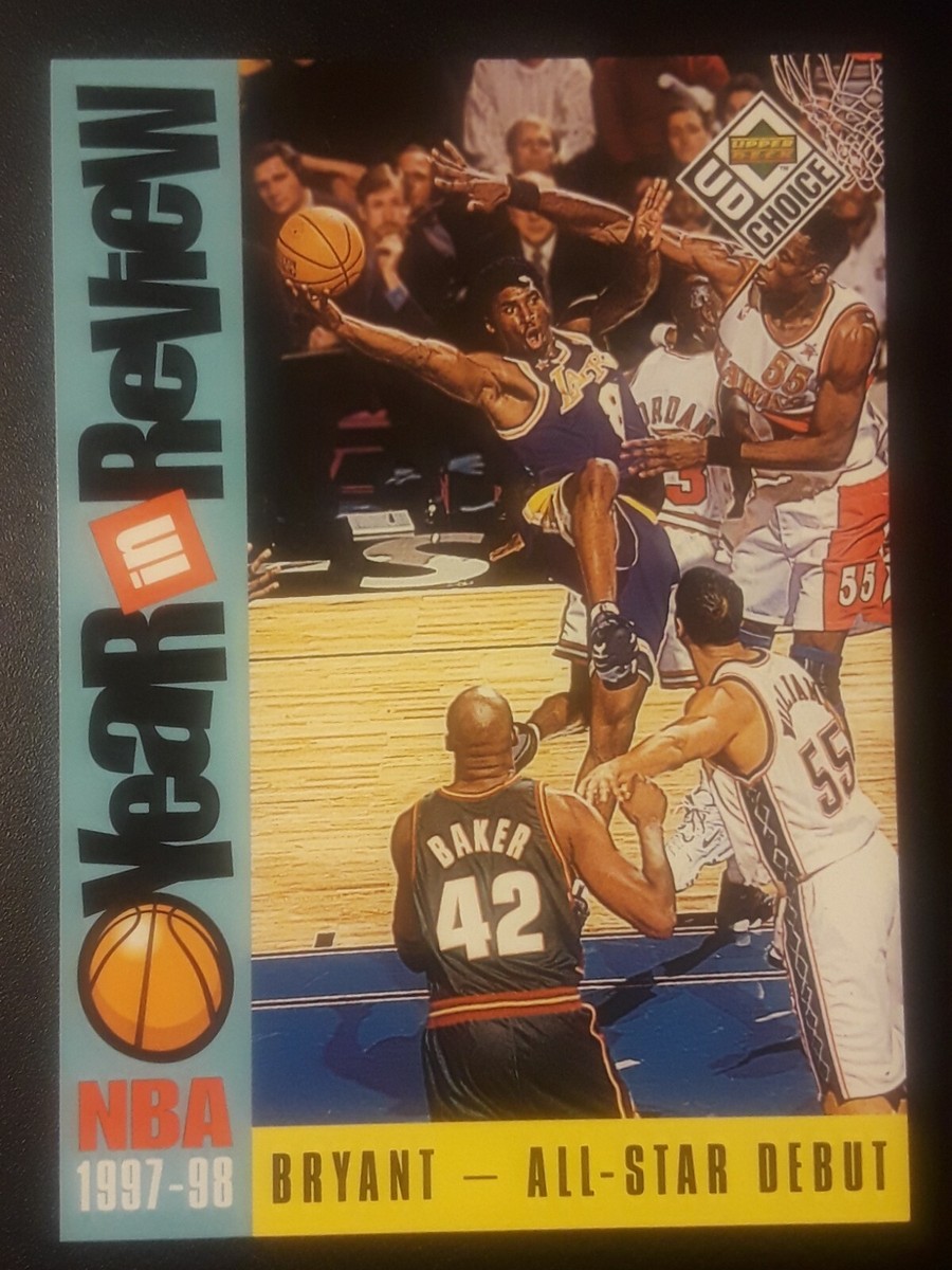 1998 Upper Deck Choice Kobe Bryant #186 All-Star Debut Year In Review
