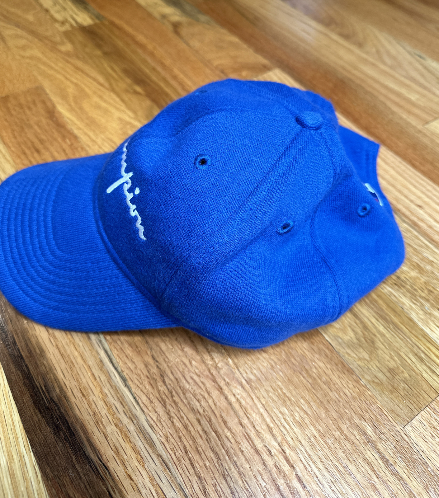 Champion Reverse Weave Blue Adjustable Strap Hat … - image 3