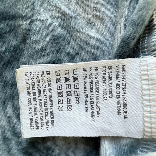 American Eagle Tank Top Women’s Large Tie-Dye Soft Stretch USA Blue White Summer - Bild 5 von 7