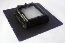 Cambo C206 8x10 to 4x5 Reducing Back with Graflok Back, Ground Glass Barely Used