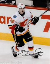 Calgary Flames Sam Bennett Signed Autographed 8x10 Photo COA J
