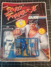 Vintage Ryu G.I. Joe Street Fighter II 2 Figure Hasbro Capcom 1993 Shotokan NIP