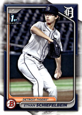 2024 Bowman Draft - Ethan Schiefelbein #BD-7 Tigers 1st Bowman