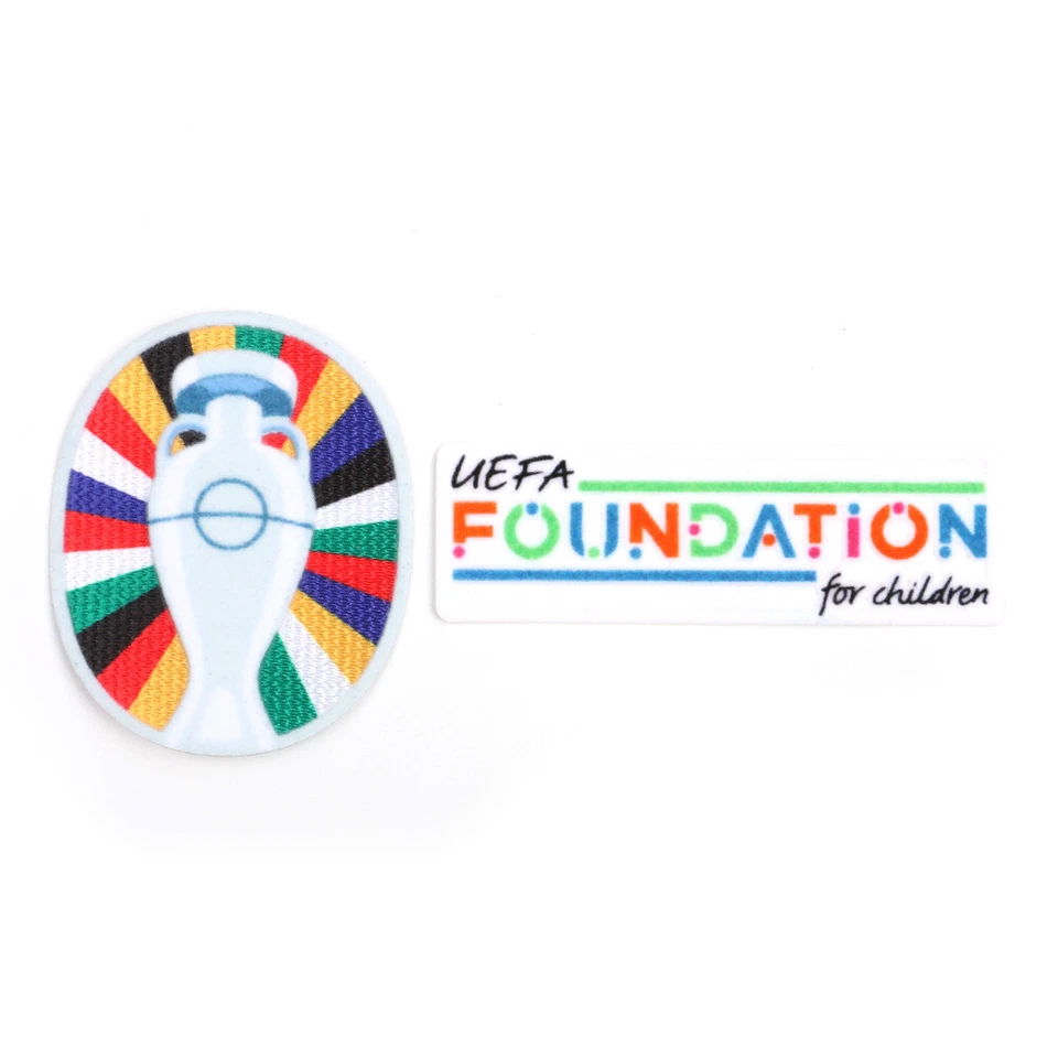 UEFA Euro EM 2024 Patch Set Match Porté Taille DFB Maillot France Belgique - Photo 3/4