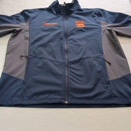 Chaqueta Port Authority J318 Cremallera Completa ALABAMA BEEF Para Hombre Azul y Gris Talla 3XL - Imagen 8 de 13